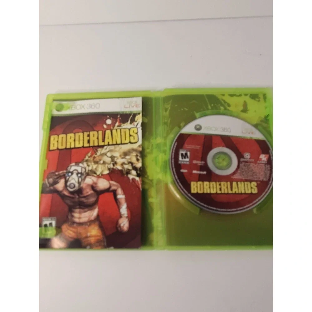 Borderlands with manual and case - Xbox 360 cib